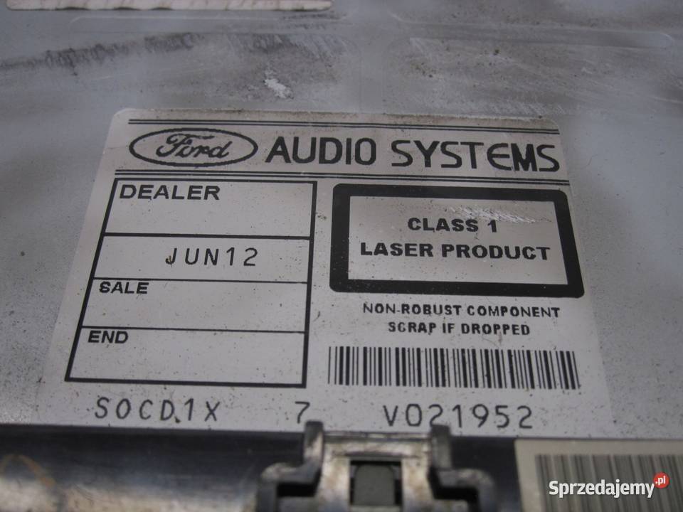 FORD MONDEO MK4 radio 7S7T18C939AE osobowe Kielce