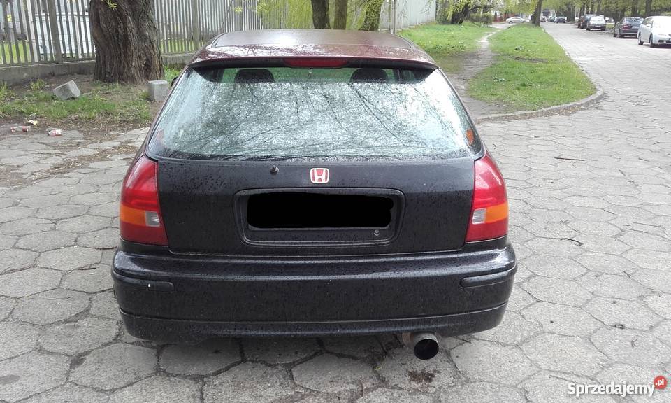Dokładka zderzaka tył Mugen spoon ek9 style Łódź