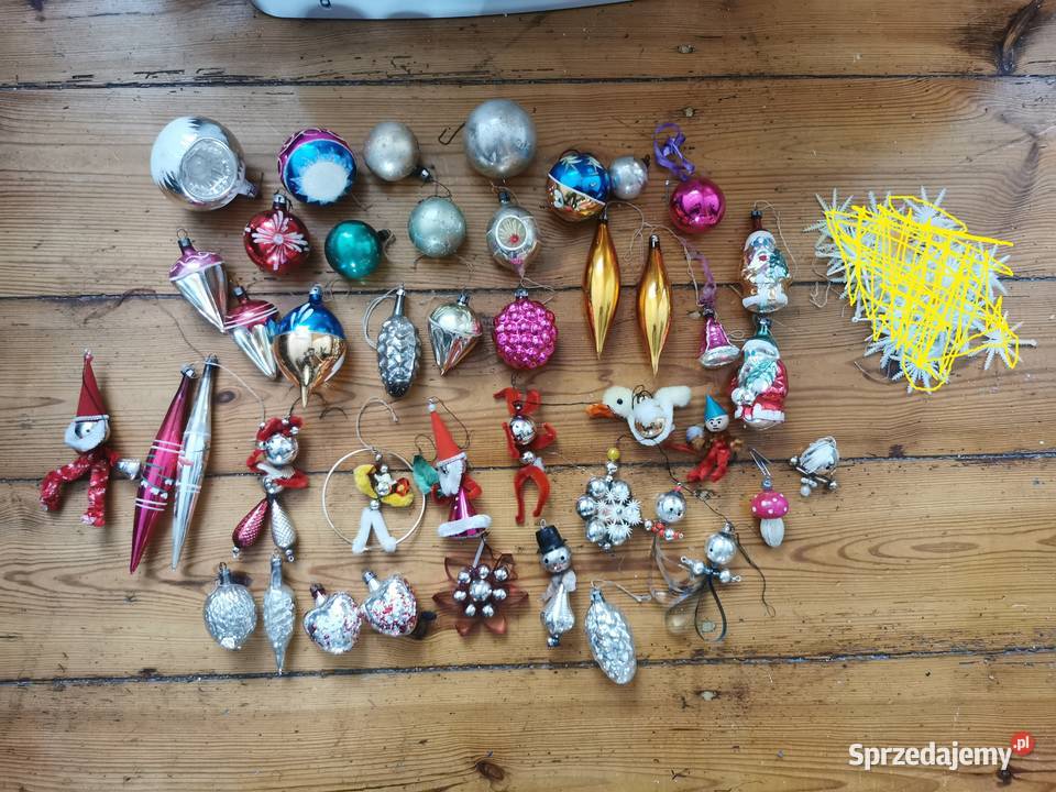 Bombki choinkowe PRL Lębork