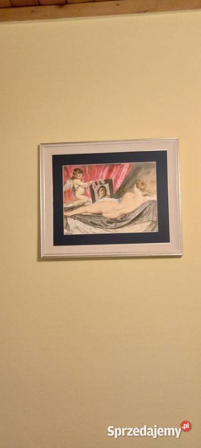 Obraz Wenus z lustrem wg Velazqueza