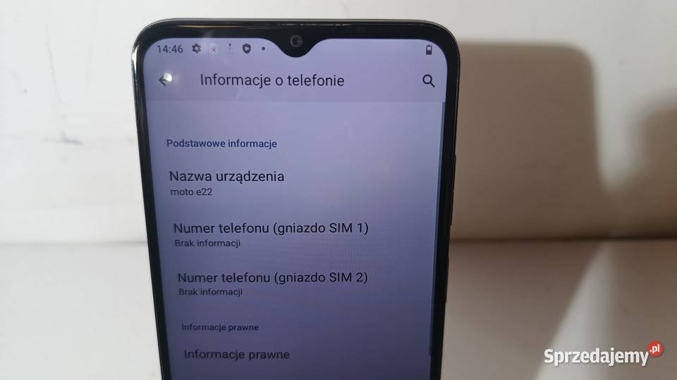 Smartfon MOTOROLA Moto E22 464GB