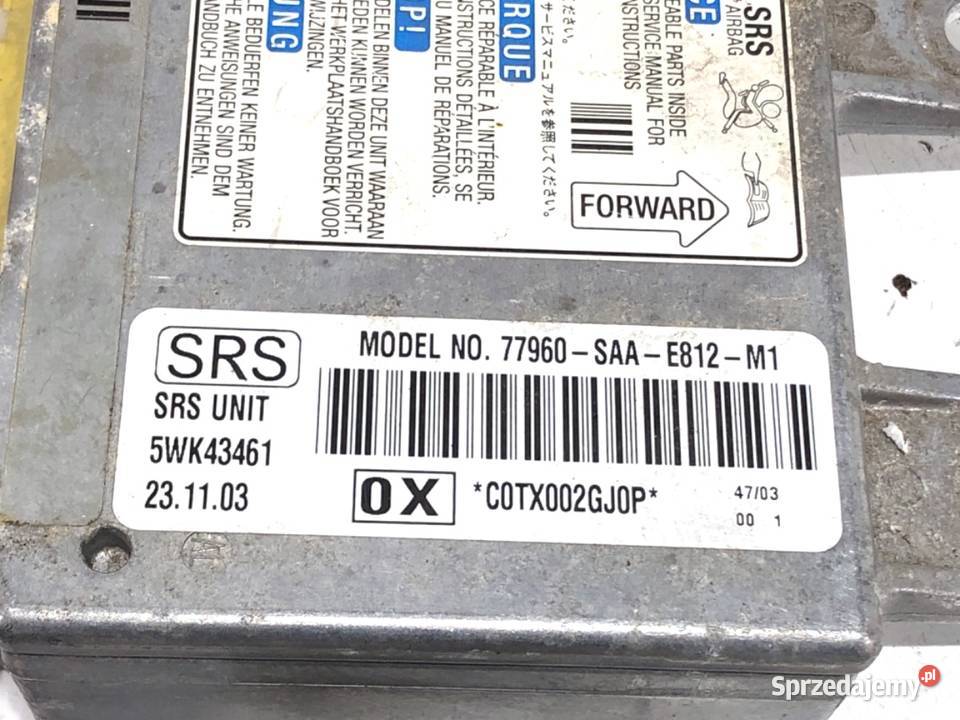 SENSOR AIRBAG HONDA JAZZ II 77960SAAE812M1 0108