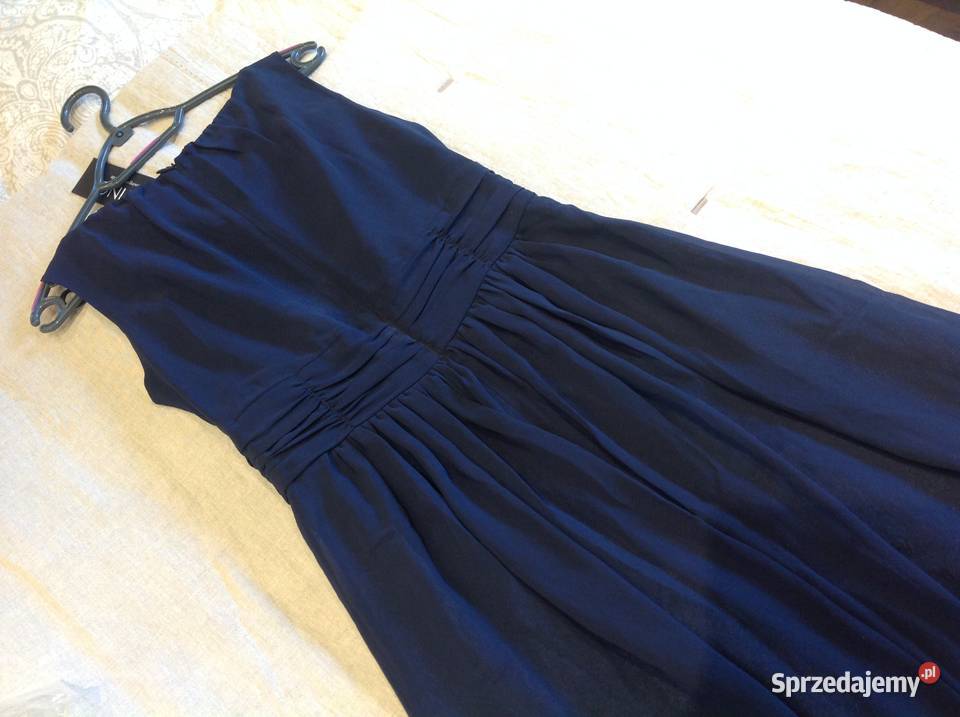 Sukienka Koktajlowa Damska SWING r SM Granatowa Spódnice i sukienki lubuskie