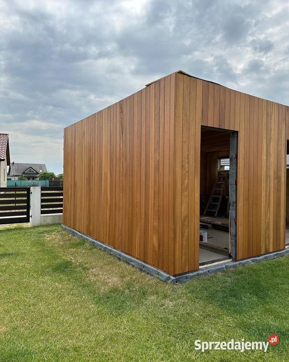 Deska elewacyjna drewniana iroko KL Fas KD Okładziny elewacyjne Prusice