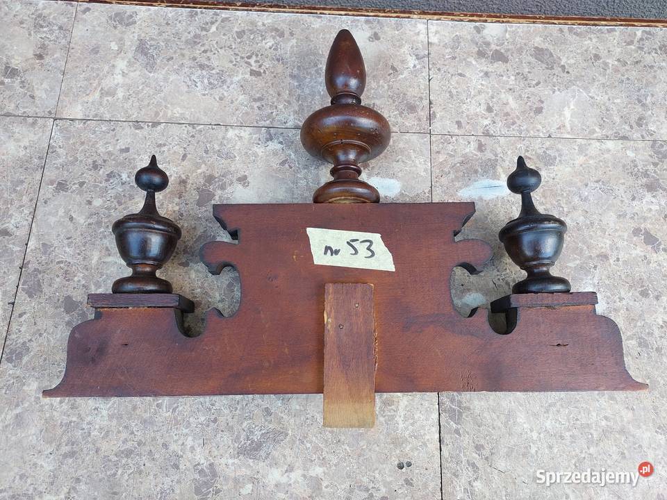 53 korona starego zegara szafki lustra szer 38 Tczew sprzedam