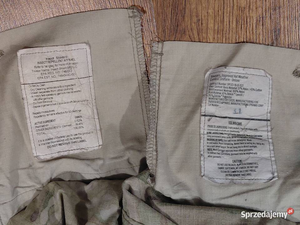 Spodnie IHWCU multicam ocp small long dolnośląskie Wrocław