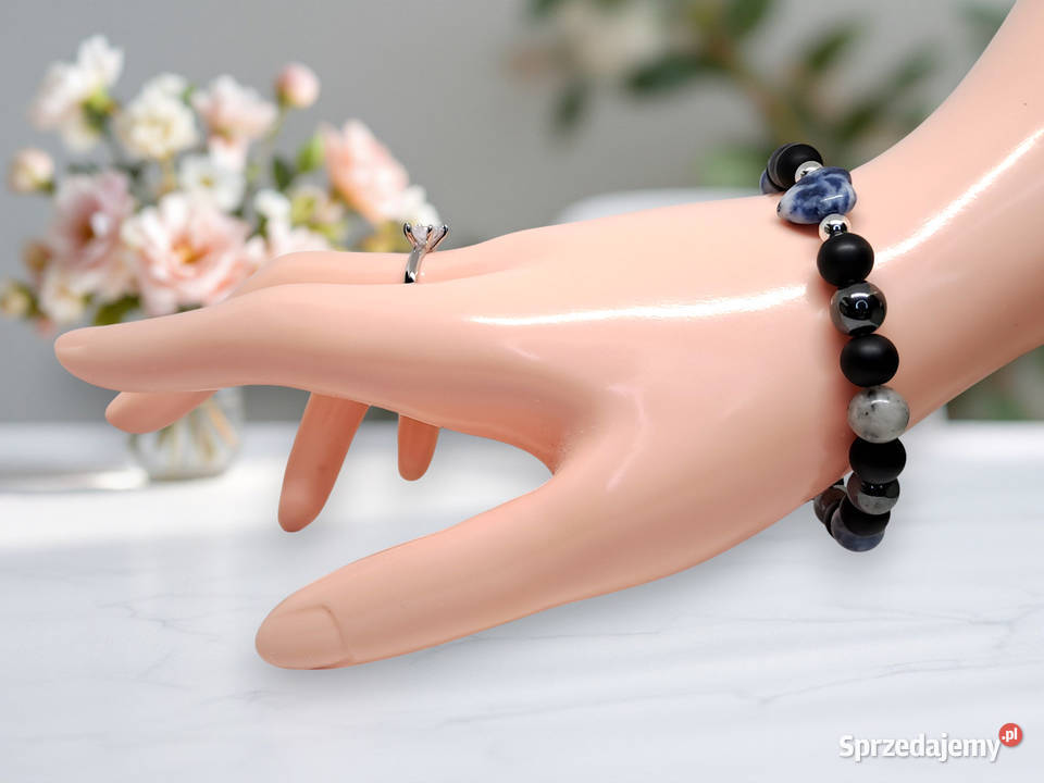 Bransoletka z sodalitu SODALIT serce kulka 492 Warszawa