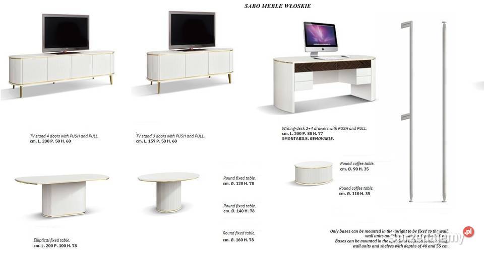 Nowoczesny stół owalny Margaret nierozkładany Meble Przemyśl sprzedam