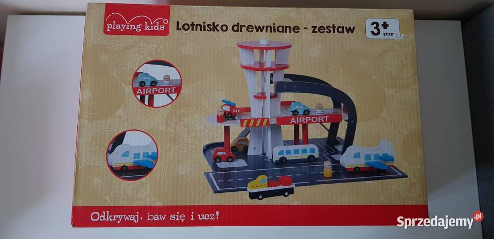 Nowe lotnisko drewniane zestaw zabawka Edukacyjne