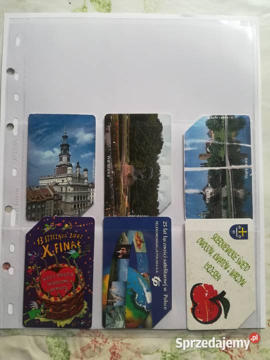 Kolekcja kart telefonicznych magnetycznych TP SA sprzedam