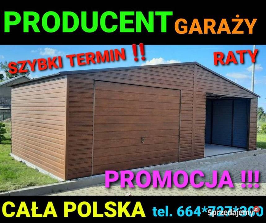 Garaż blaszany GARAŻE BLASZANE KRAJ SZYBKI Katowice