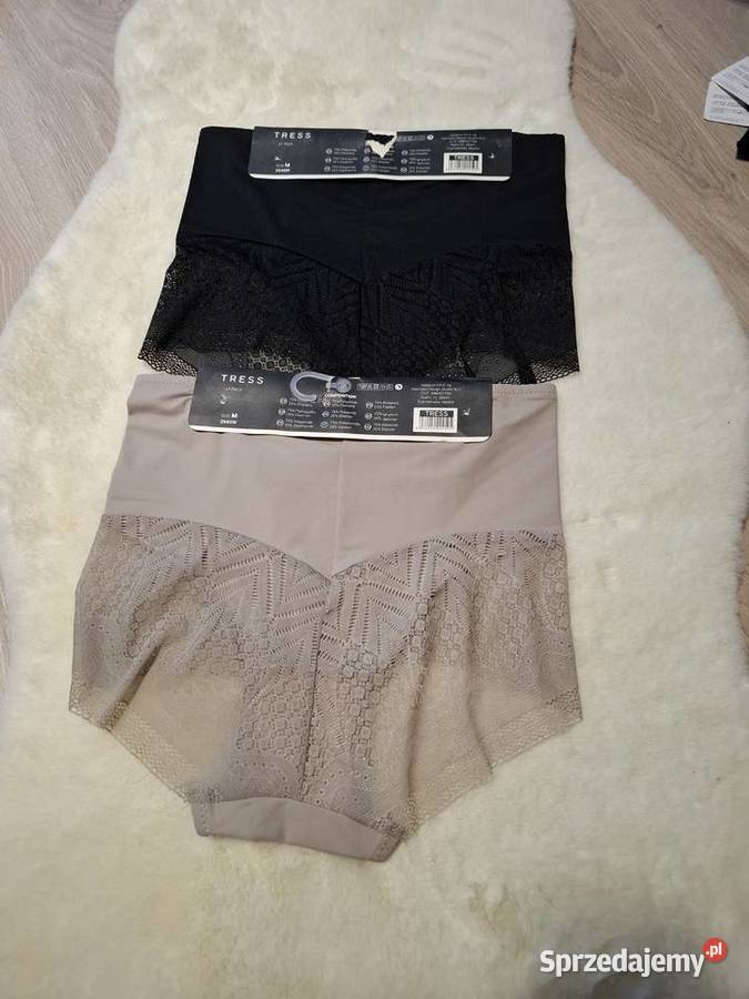 2 sztuki majtek obciskających M z koronką Bezszwowe  Figi i stringi Kielce