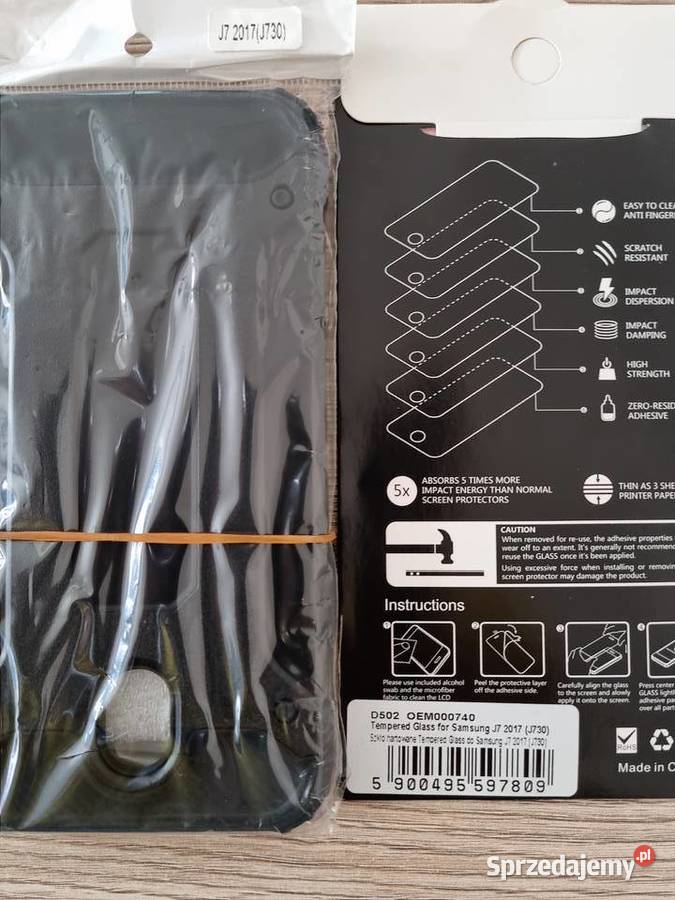 Etui Samsung J7 2017r szkło ochronne Dąbrowa Górnicza
