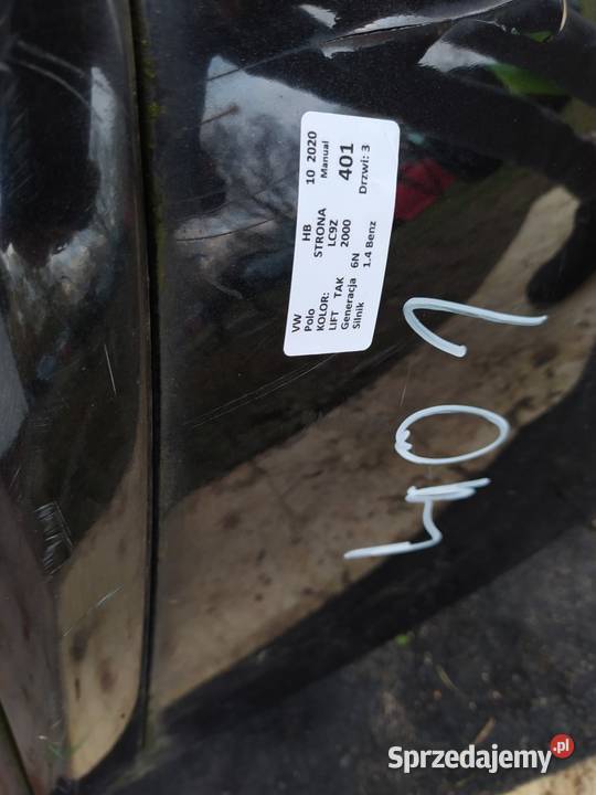 VW POLO 6N LIFT LC9Z ZDERZAK TYŁ wielkopolskie