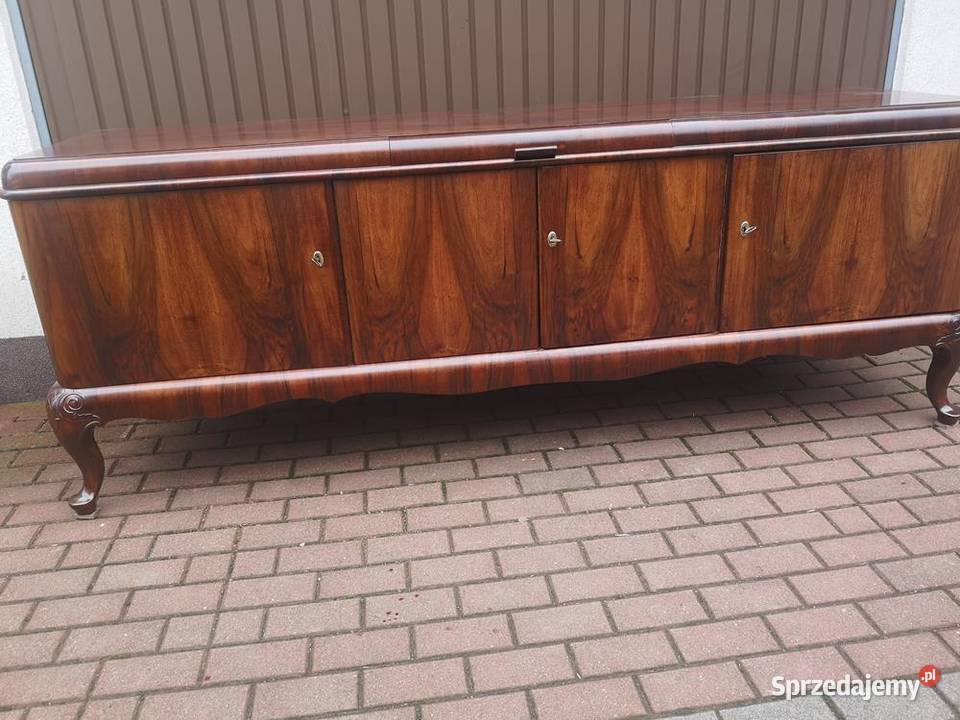 Komoda Bufet Orzech Solidna 242 RTV Stara Antyk Swarzędz