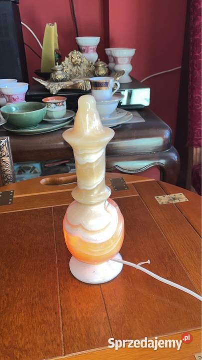 Retro Lampa onyksowa Nietypowa Żarówka została pomorskie Gdańsk