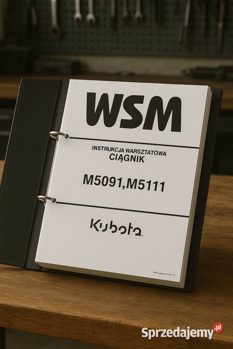 Instrukcja NAPRAW Kubota M5091M5111 J POLSKI Gdańsk