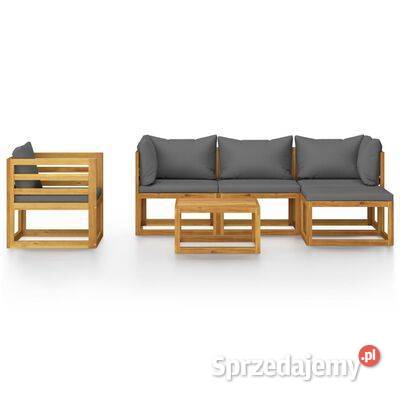 vidaXL 6cz zestaw wypoczynkowy do ogrodu