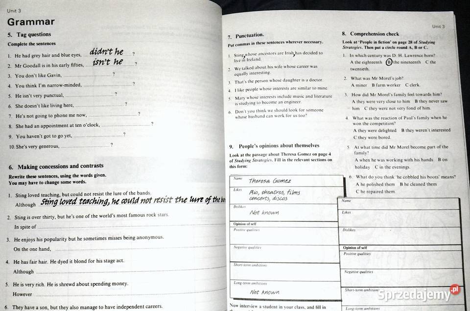 Studying Strategies Workbook Steve Elsworth Pozostałe Chełm sprzedam