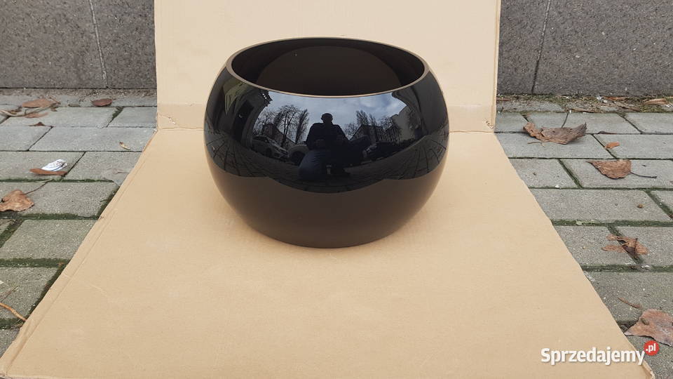 Klosz do lampy MOMO wisząca MURANO GLASS czarna Warszawa