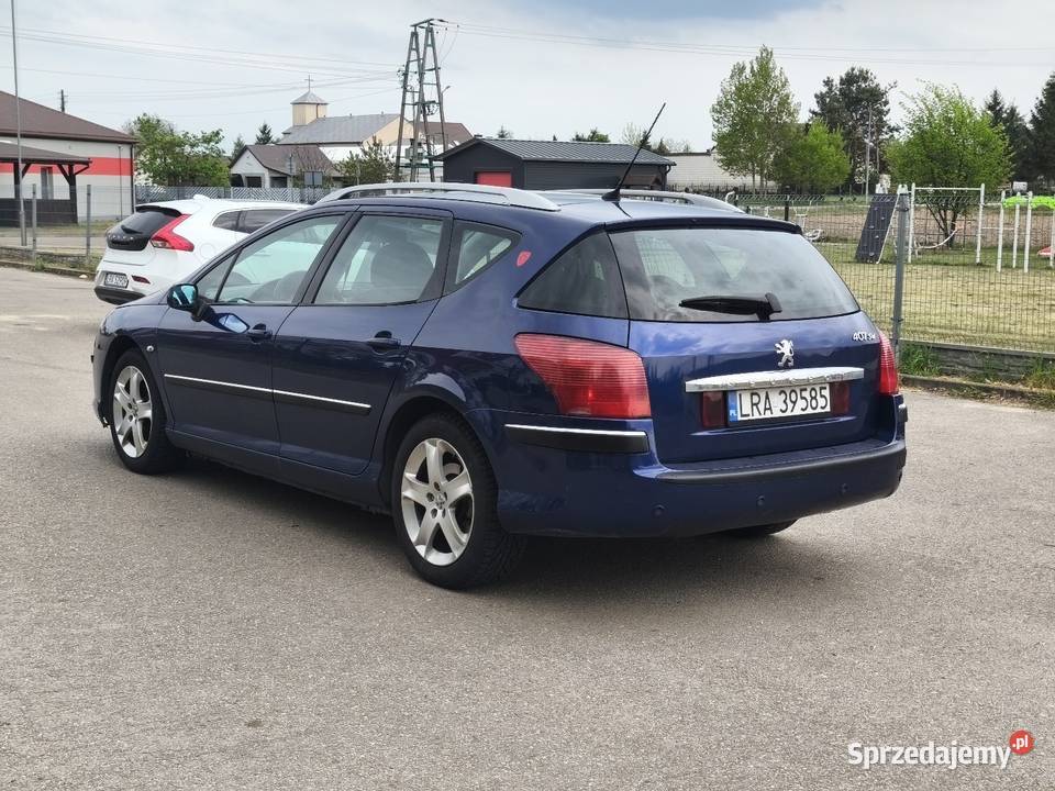 Peugeot 407 SW 20 HDI 244 przebiegu Łuków