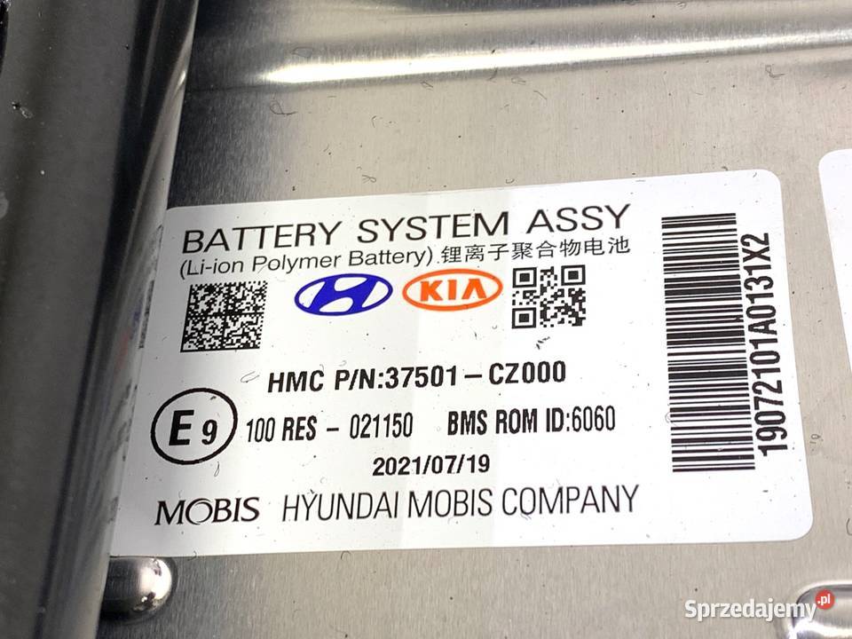 BATERIA HYBRYDA HYUNDAI TUCSON 37501CZ000 16 180 podkarpackie