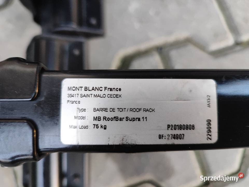 Bagażnik dachowy Mont Blanc Skała