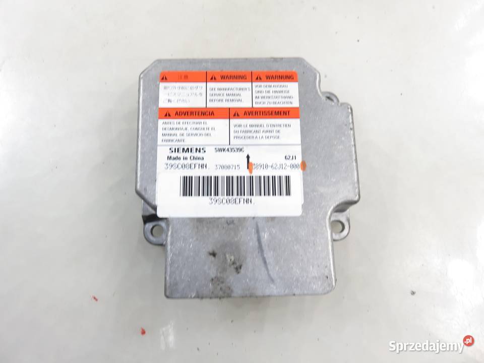 MODUŁ AIRBAG SUZUKI SWIFT MK6 3891062J12000 osobowe sprzedam