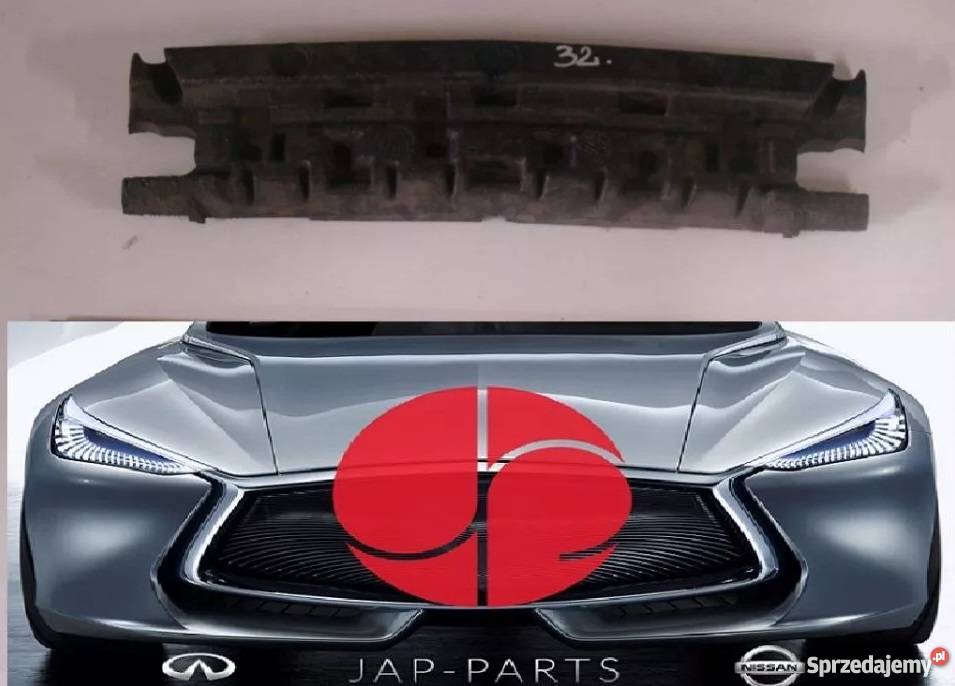 MERCEDES W 208 PIANKA ABSORBER ZDERZAKA PRZÓD