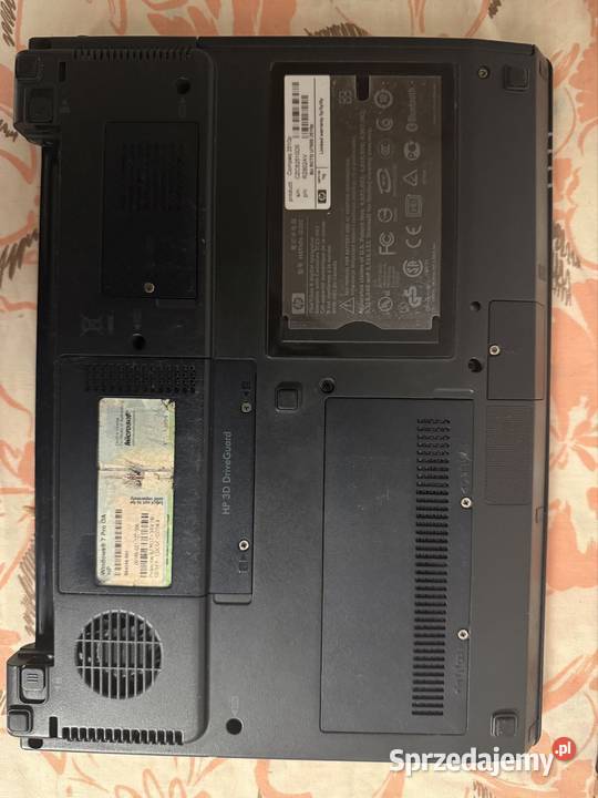 Laptop HP Compaq 2510p NA CZĘŚCI uszkodzony łódzkie Łódź