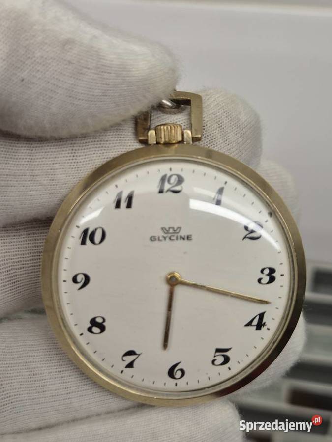 Kieszonkowy pocket watch Glycine Chorzów