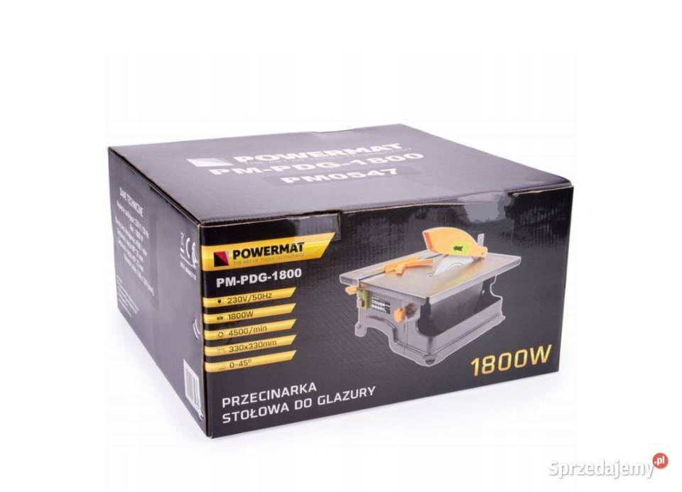 Przecinarka stolikowa Powermat 600 mm 1800 W Koźmin Wielkopolski
