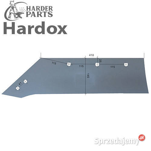 Lemiesz 300hektarów HARDOX 102302053 części do