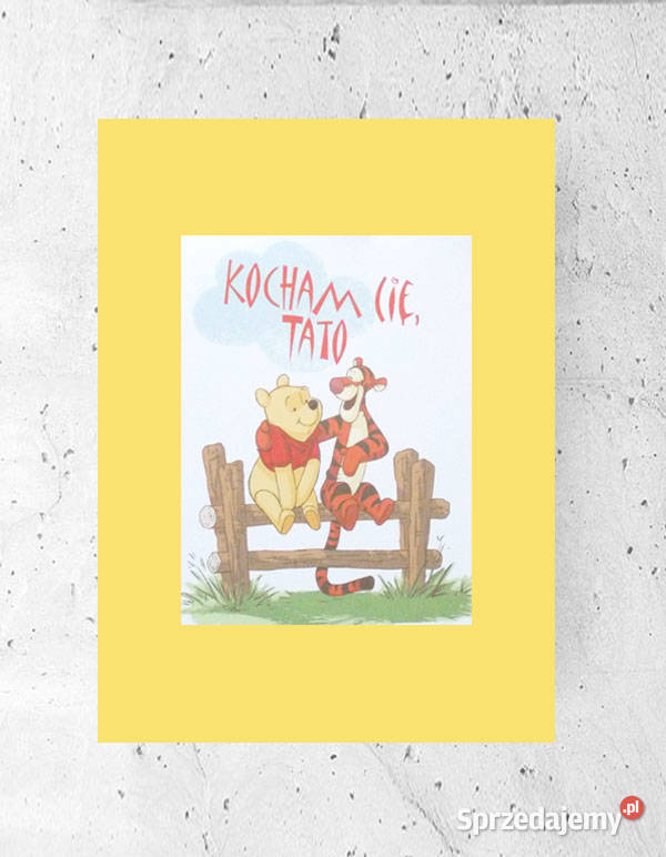 Kubuś Puchatek plakat A4 plakat z misiem kujawsko-pomorskie Bydgoszcz sprzedam