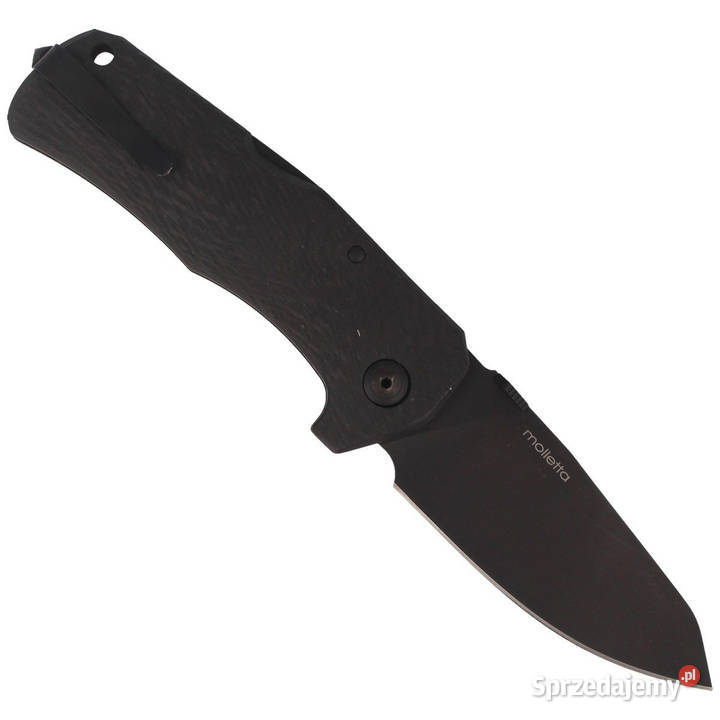 Nóż składany LionSteel TM1 Carbon Fiber Black mazowieckie Warszawa