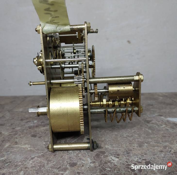 M141 Mechanizm starego zegara Lauffer W6 Antyki, Sztuka, Kolekcje Tczew