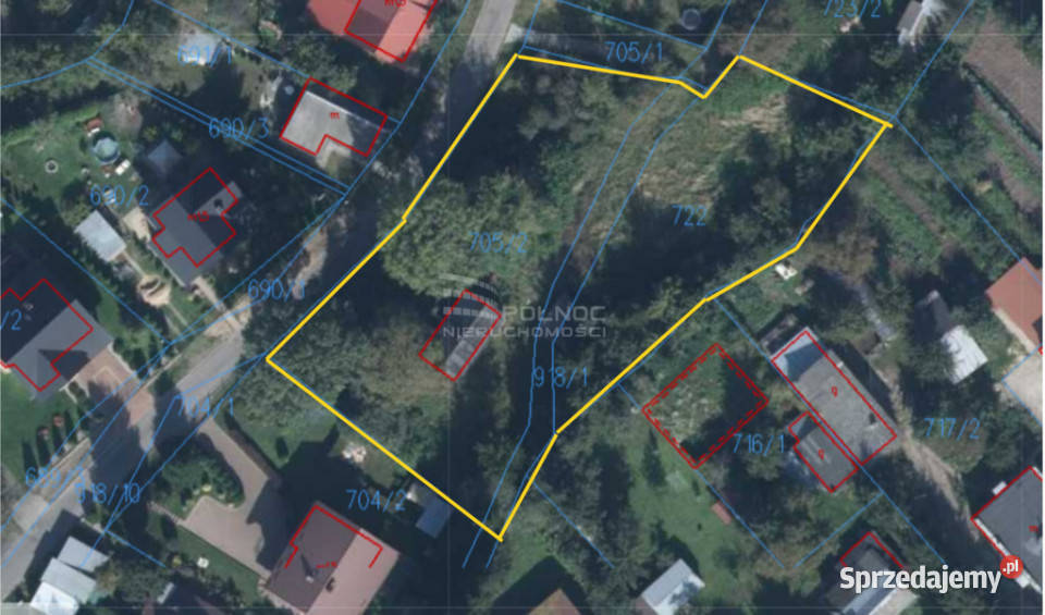 Widokowa działka z domem w centrum Hrubieszowa