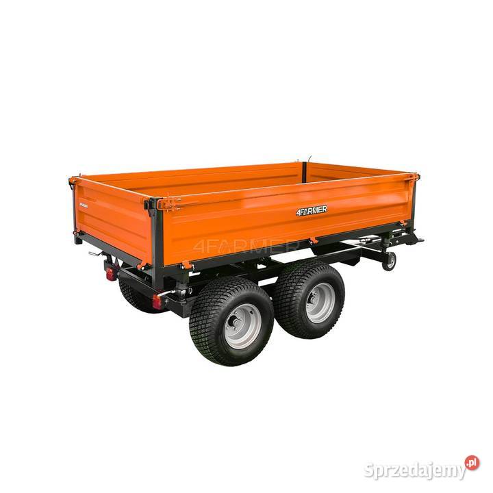 Przyczepa rolnicza dwuosiowa 25T z kiprem podkarpackie Tajęcina