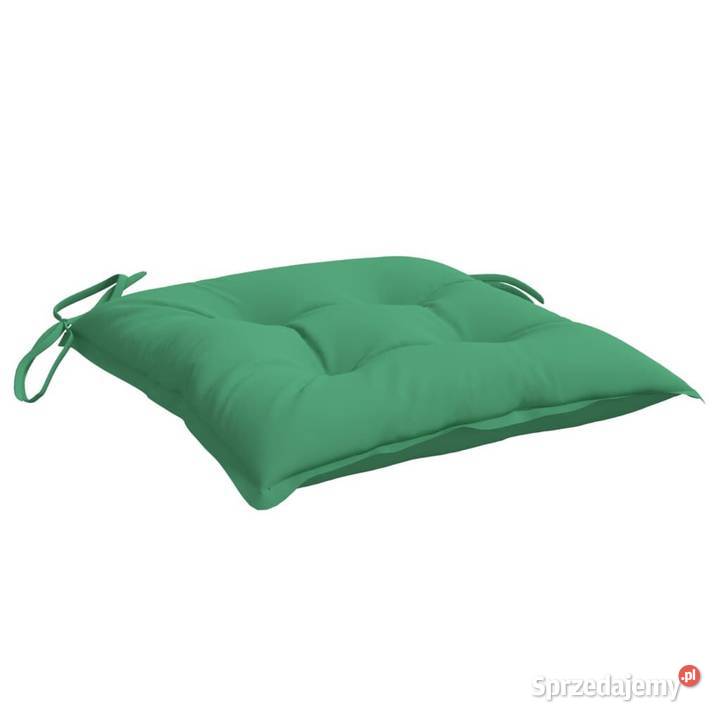 vidaXL Poduszki na krzesła 4 zielone 40x40x7 Warszawa