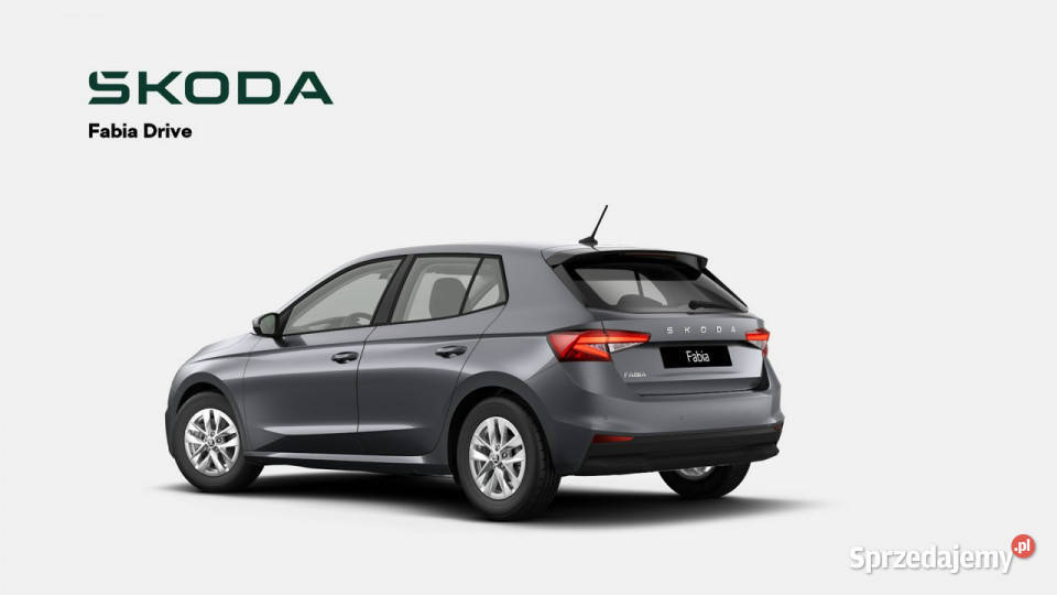 koda Fabia Drive 10 TSI 115 DSG Dostępna ręki IV szary Łódź