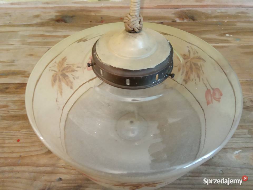 Stary żyrandol lampa Art deco lata 30te Kraków