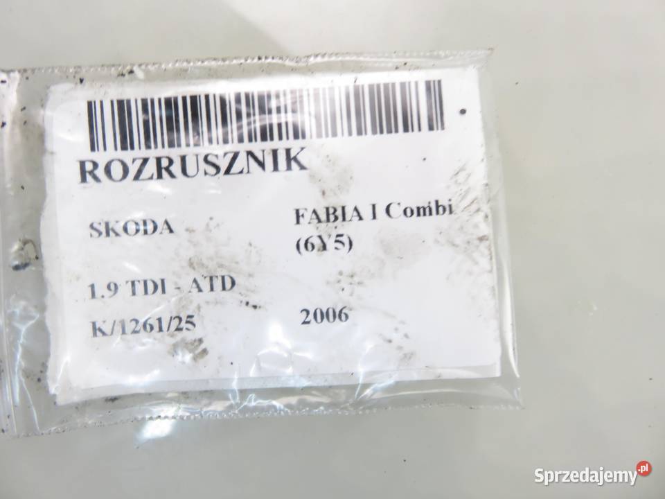 ROZRUSZNIK SKODA FABIA I 19 TDI ATD