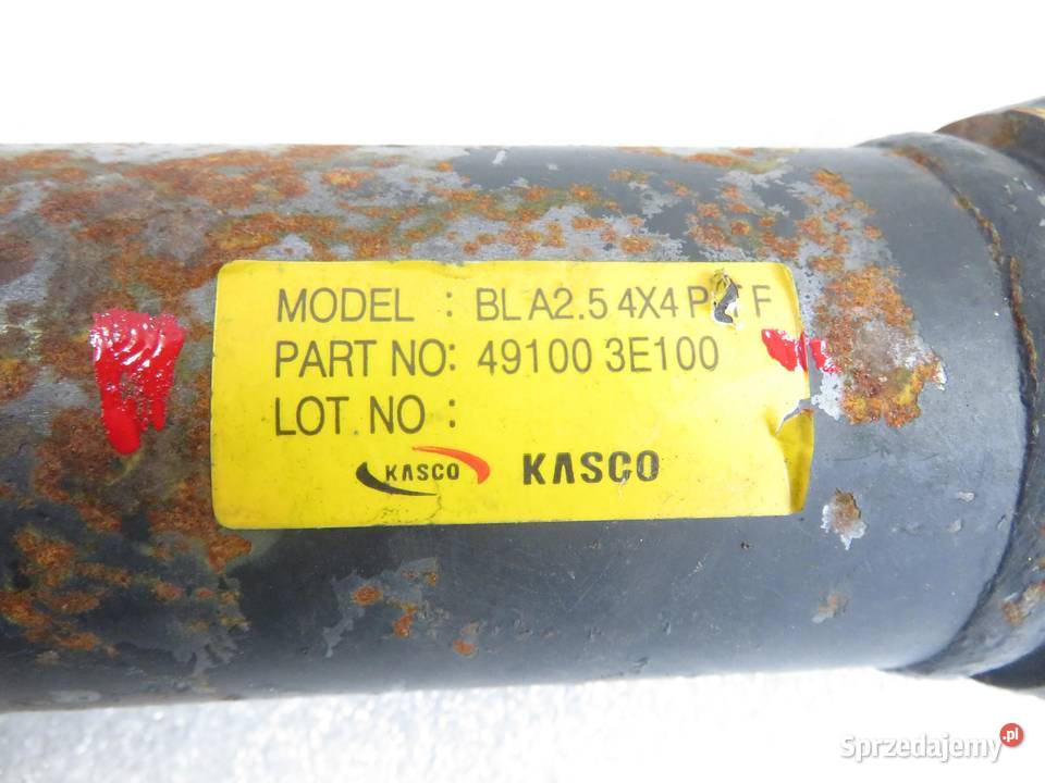 WAŁ NAPĘDOWY KIA SORENTO I 25 CRDi 491003E100