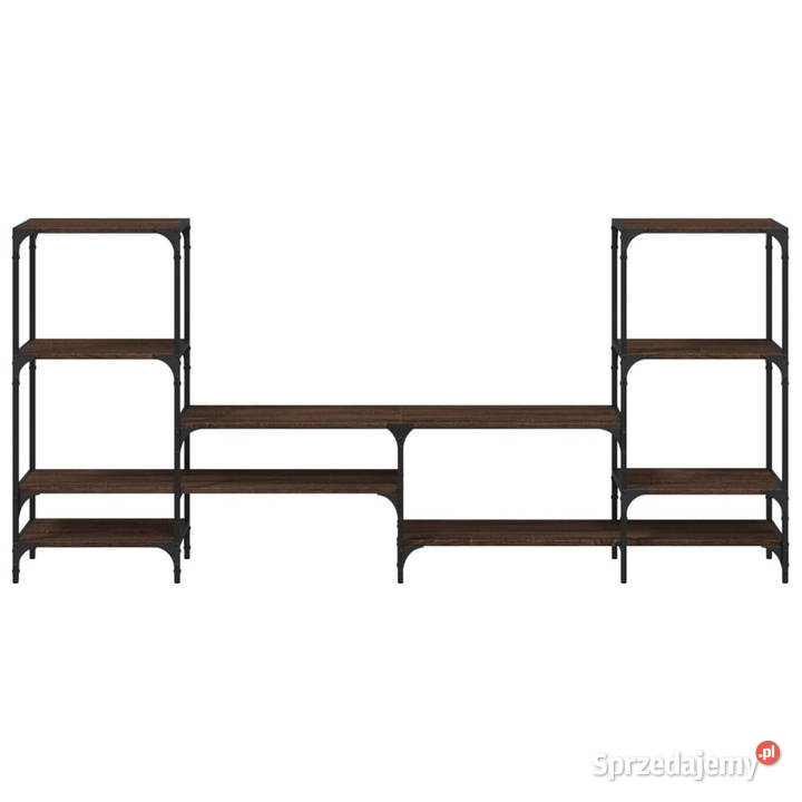 Szafka pod TV brązowy dąb 2065x285x95 WM842485 mazowieckie Warszawa