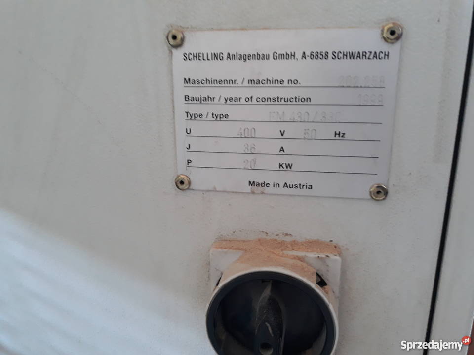 PIŁA PANELOWA SCHELLING FM 430330 Białystok sprzedam