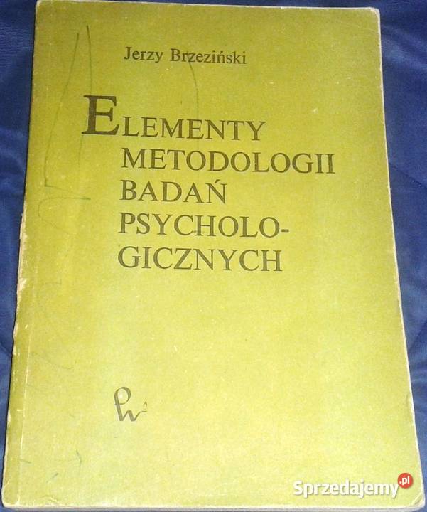 Metodologia badań psychologicznych Jerzy Książki naukowe i popularnonaukowe