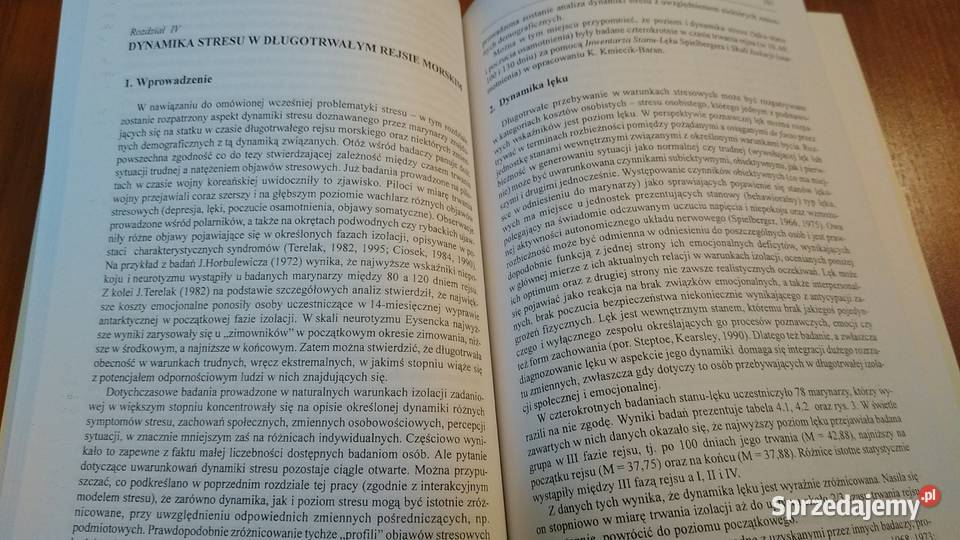 Stres w izolacji morskiej psychospołeczne Gdańsk