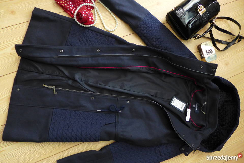 DANIEL HECHTER parka płaszcz wełniany 34 XS Warszawa