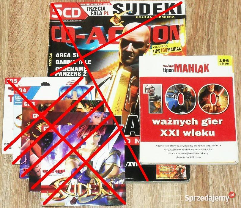 Magazyn CDACTION dodatki płyty niekompletne 2005 miesięcznik Kultura i Rozrywka śląskie Gliwice