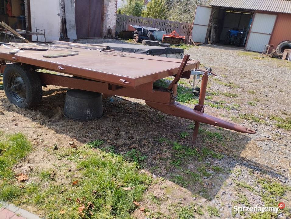 przyczepa jednoosiowa nieuszkodzony lubelskie Osmolice Drugie